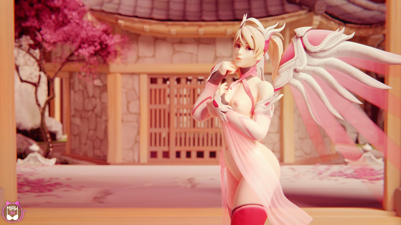 Pink Mercy Naked OverSexy