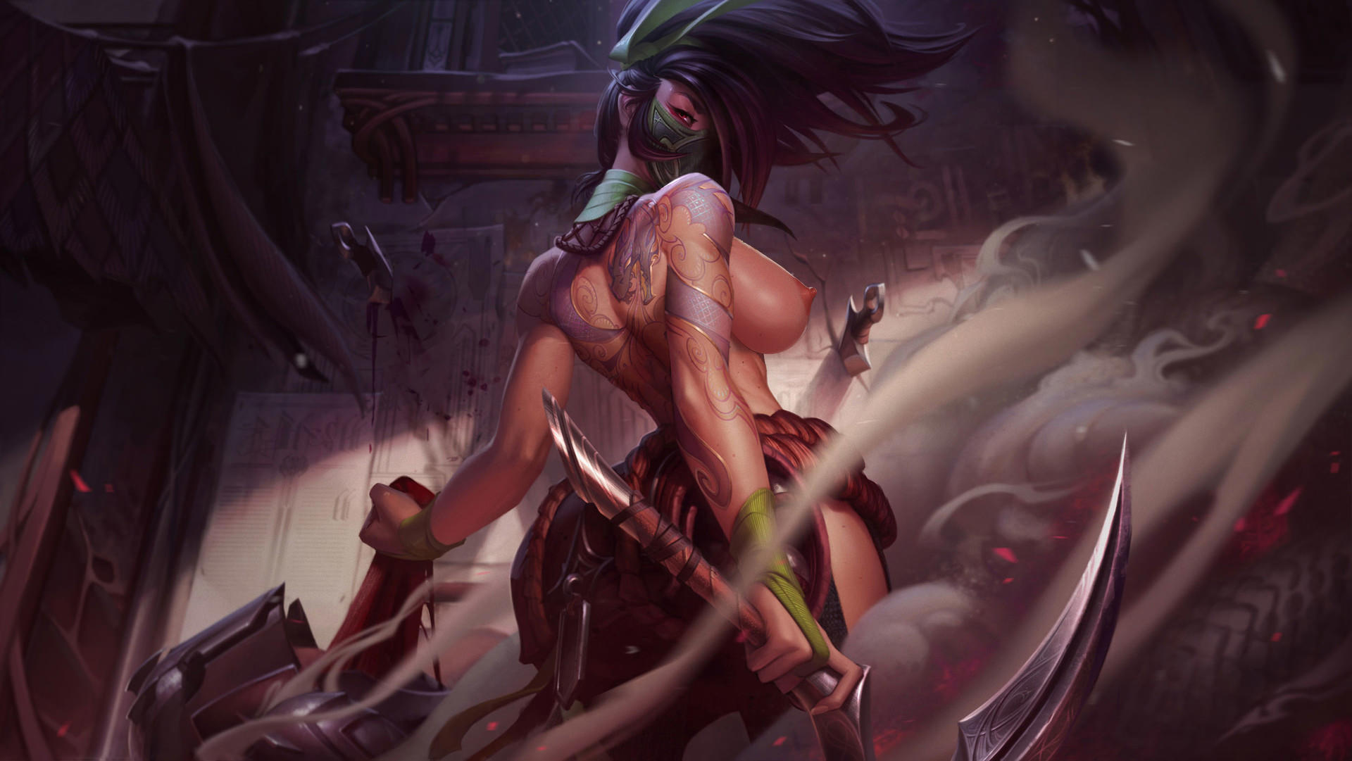 League of legends naked splash arts