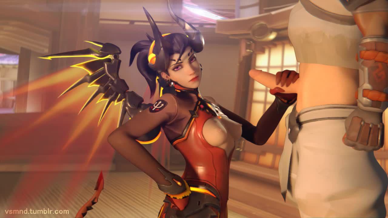 Mercy Hand Job - Devil Mercy Handjob Gif - OverSexy